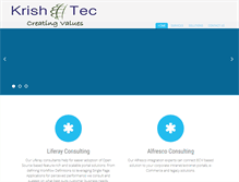 Tablet Screenshot of krishtec.com